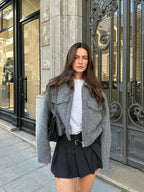 Jesse Wool Zip Jacket