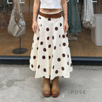 Jett Polka Dot Midi Skirt