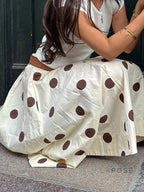 Jett Polka Dot Midi Skirt