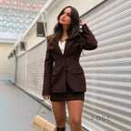 Jhene Waist-Cinching Blazer