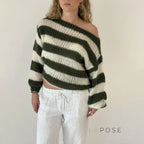Johannah Striped Knit Sweater