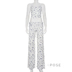 Julietta Floral Lounge Short Set