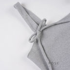 Kaeleigh Waffle Bows Shorts Set