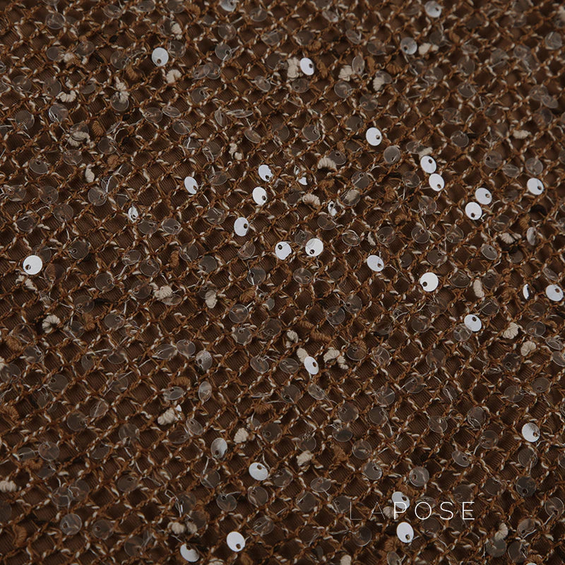Kaidyn Sequin Crop Tube Top