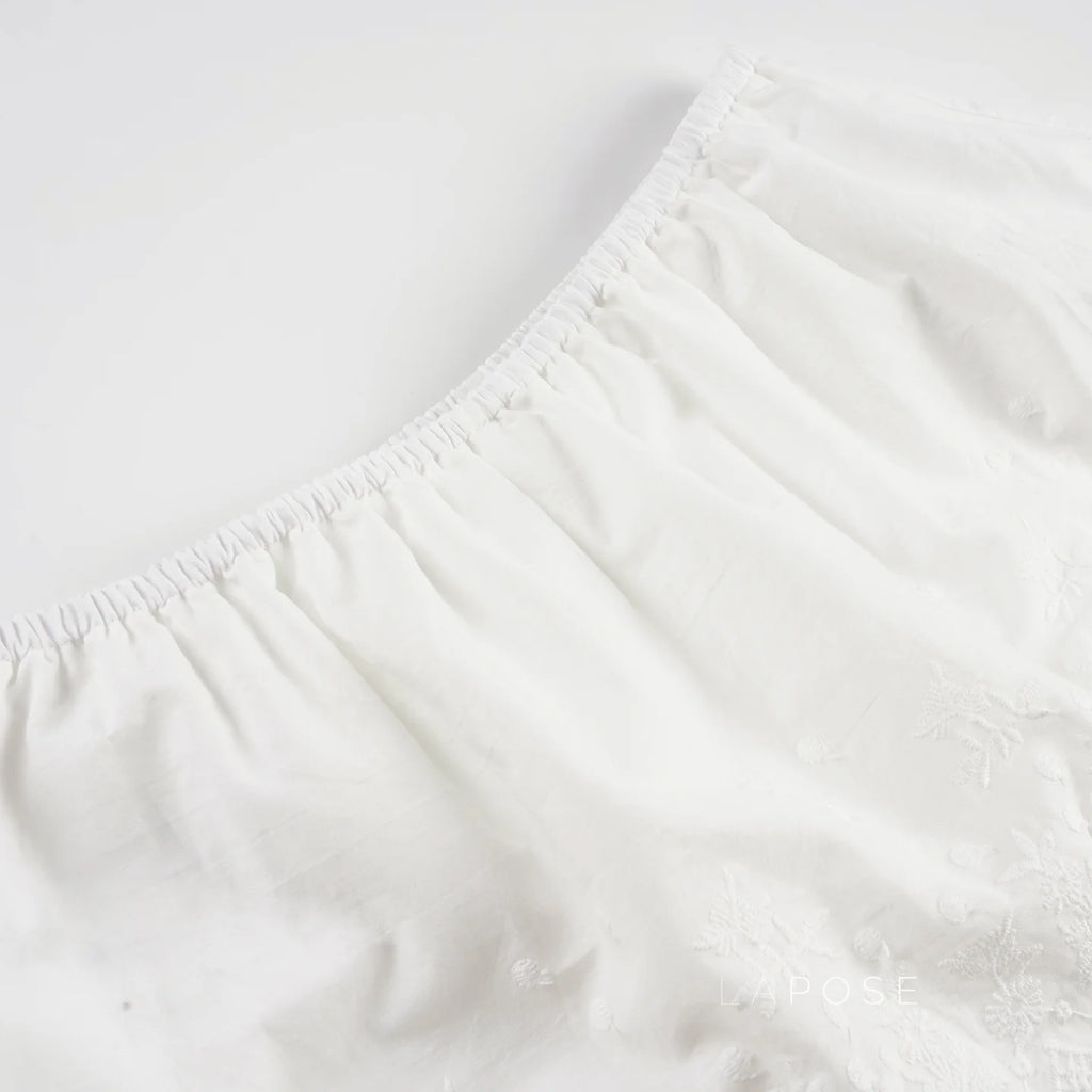 Kalee Low-Rise Lace Mini Skirt