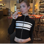 Kaleyah Color-Block Knit Cardigan