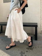 Kalie Elastic Waist Maxi Skirt