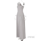 Kamoni One-Shoulder Ruched Maxi Dress