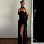 Kamree Strapless Backless Maxi Dress