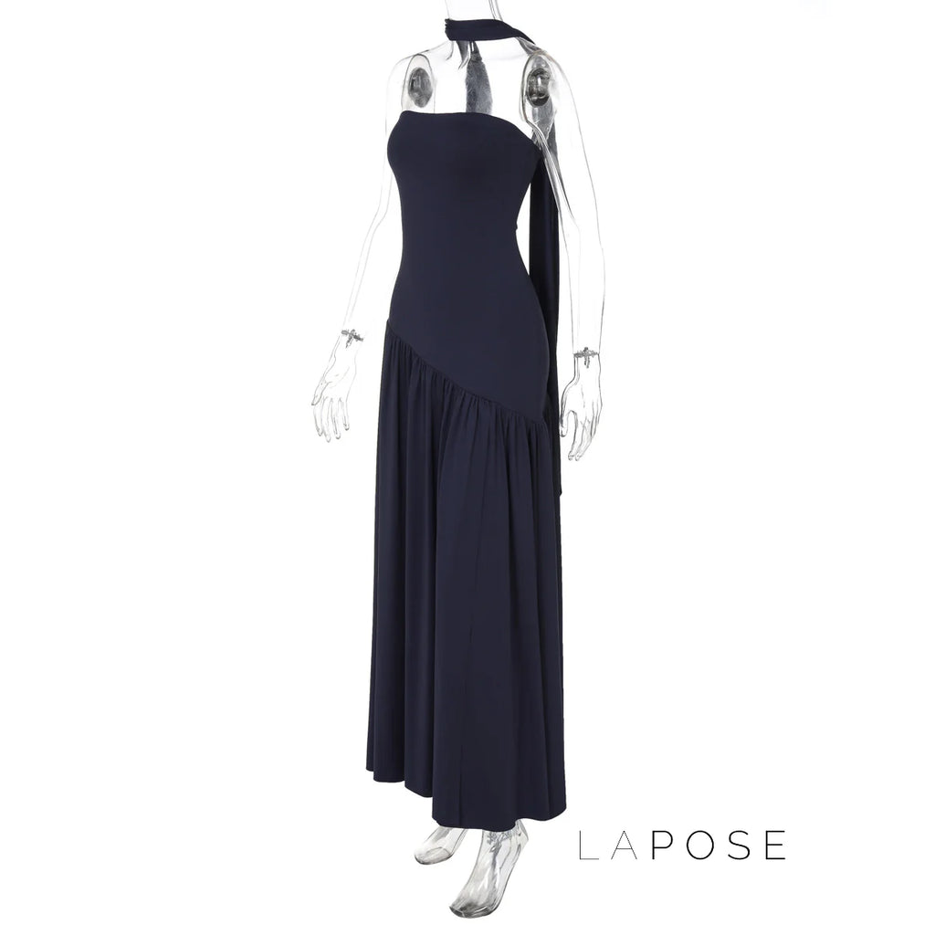 Kamree Strapless Backless Maxi Dress