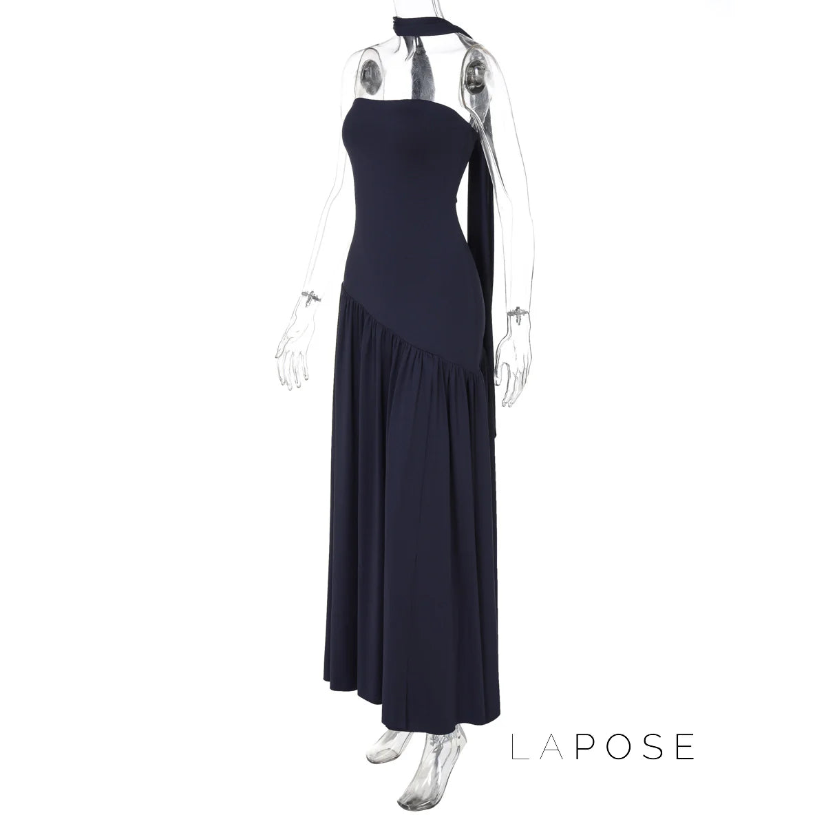 Kamree Strapless Backless Maxi Dress