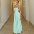 Kamree Strapless Backless Maxi Dress
