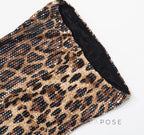 Karsen Leopard Print Tube Maxi Dress