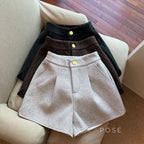 Katharine Tailored High-Waist Shorts