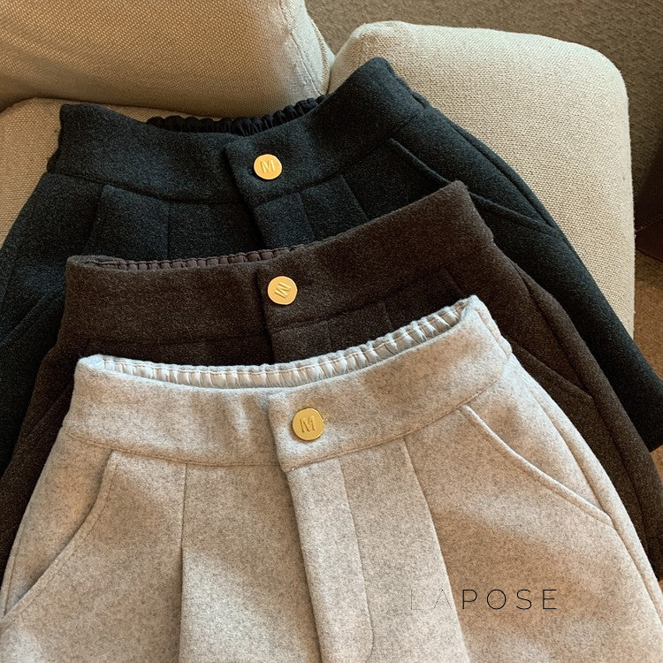Katharine Tailored High-Waist Shorts