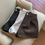Katharine Tailored High-Waist Shorts