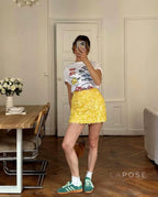 Kathia Sequin Mini Skirt