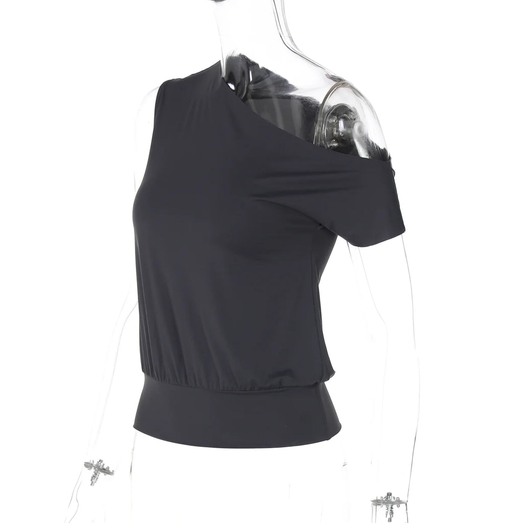 Kathryn One-Shoulder Tee