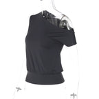 Kathryn One-Shoulder Tee