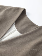 Katy Brushed Double-Breasted Coat