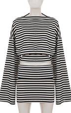 Kayden Striped Skirt Set