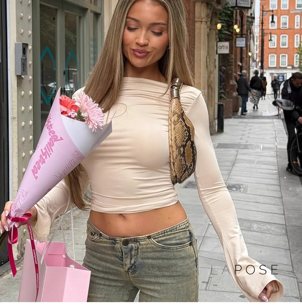 Kenadie Off Shoulder Ruched Top