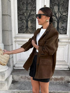 Kendyll Relaxed Suede Blazer