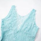 Kenzlie Lace Trim Crop Top