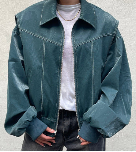 Keyli Vintage Biker Jacket