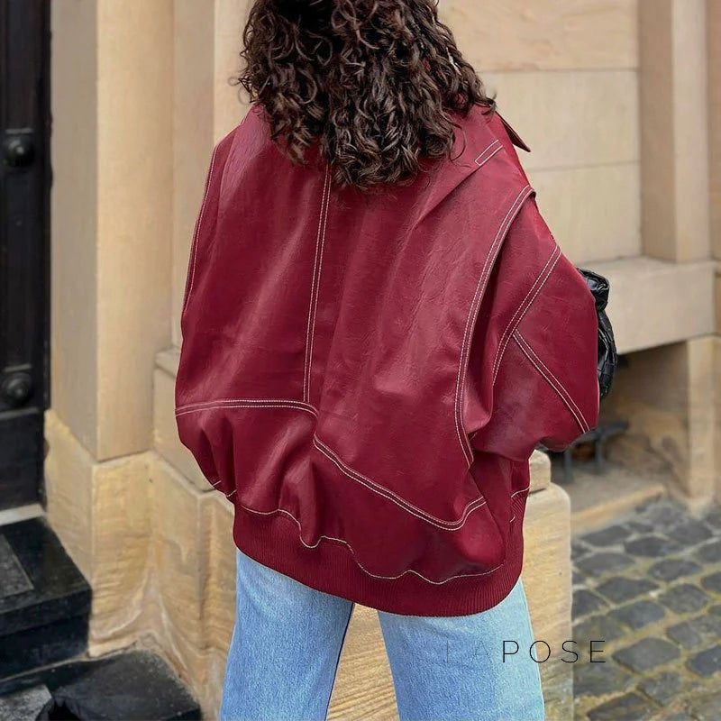 Keyli Vintage Biker Jacket
