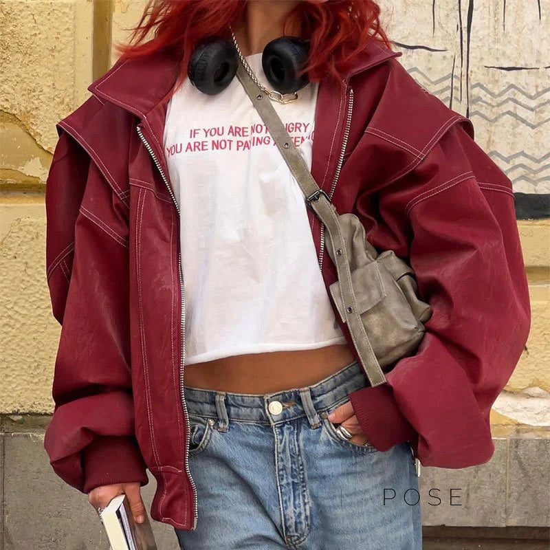 Keyli Vintage Biker Jacket