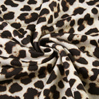 Khelani Leopard Asymmetric Skirt Set
