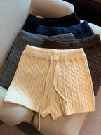 Khyla Cozy Wide-Leg Shorts
