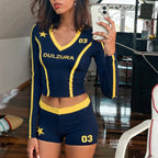Kiah Letter Print Short Set