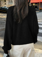 Kristy Button-Front Knit Cardigan