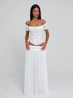 Kya Lace Bone Corset Top