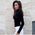 Kylee Slim Fit Turtleneck Top