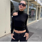 Kynsleigh One Shoulder Tie Top