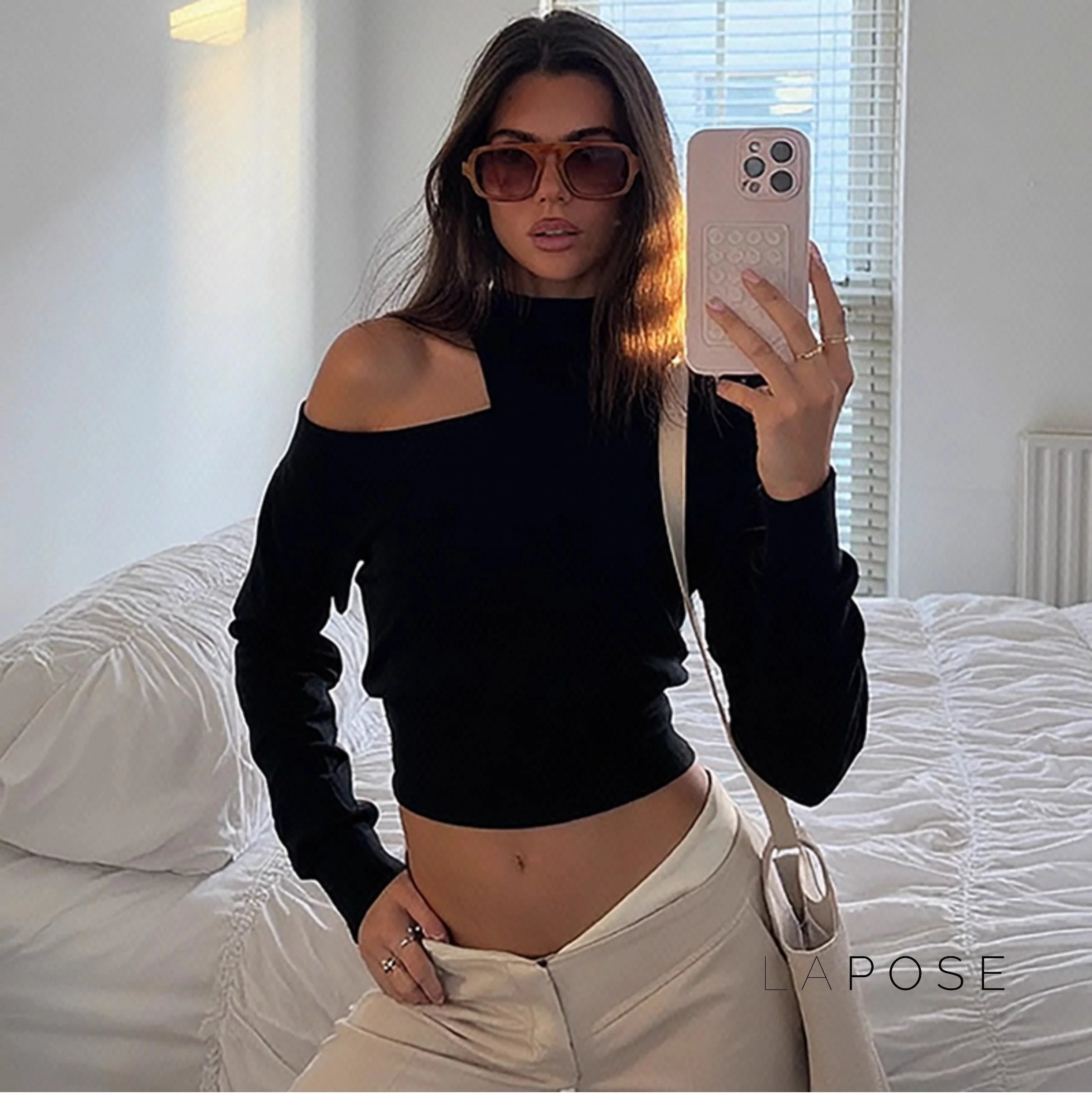 Kynsleigh One Shoulder Tie Top