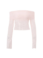 Lace One-Shoulder Skirt Set
