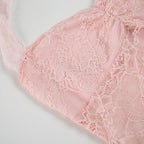Lace Trim Halter Camisole Top