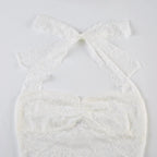 Lace Trim Halter Camisole Top