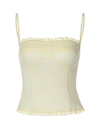 Lace Trim Patchwork Camisole