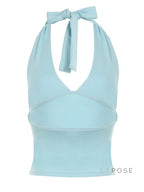 Larae Backless Halter Top