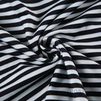 Lauren Striped Long Sleeve Crop Top
