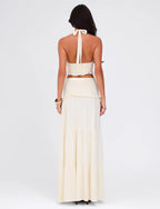 Layloni Twist Front Maxi Skirt