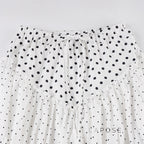 Leeanna Layered Polka Dot Skirt