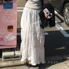 Leeanna Layered Polka Dot Skirt