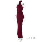 Leilani Ruched Bodycon Maxi Dress
