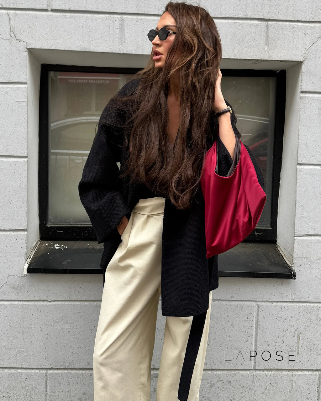 Leslie Belted V-Neck Jacket